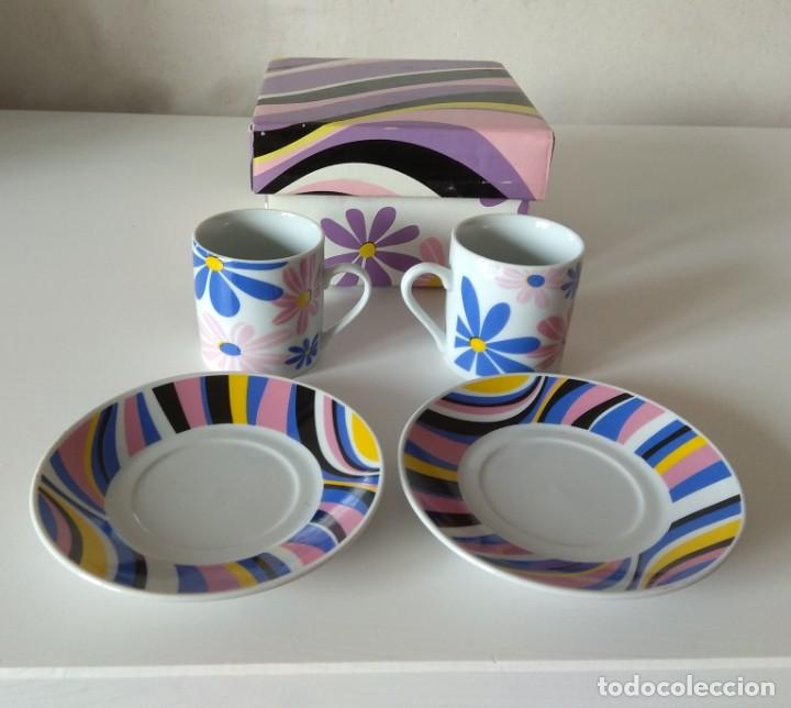 Segunda mano: CONJUNTO PARA CAF&Eacute; DE PORCELANA - Foto 1