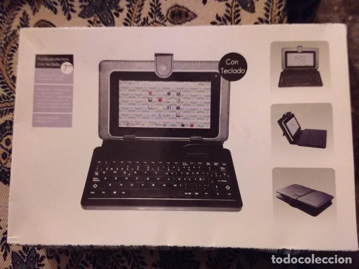 Segunda mano: Funda protectora con teclado. Tablets 7 pulgadas - Foto 4