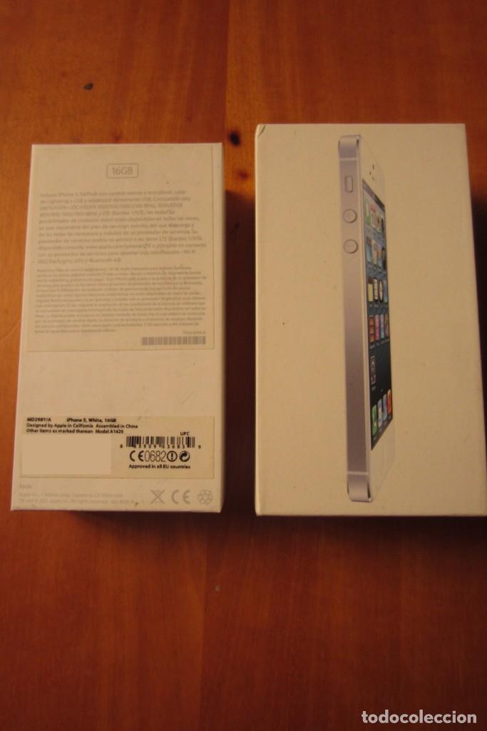 Segunda mano: Apple Iphone 5 White 16 GB (Caja Vacia) - Foto 2