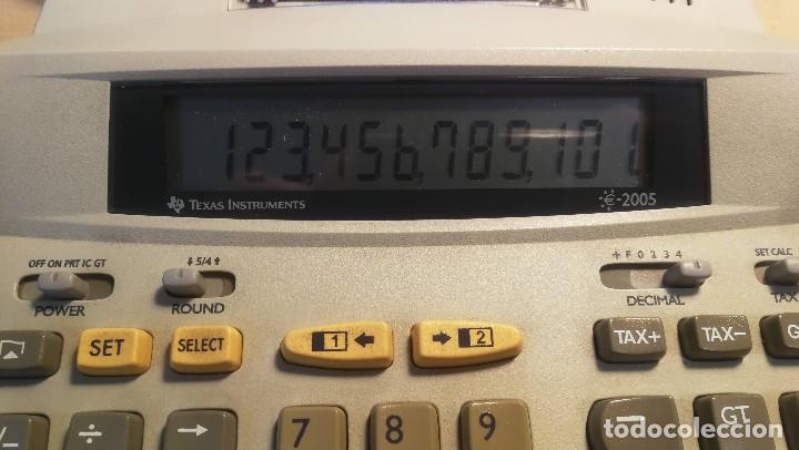 Segunda mano: TEXAS INSTRUMENTS E-2005 CALCULADORA IMPRESORA DE OFICINA COMO NUEVA!!! - Foto 8