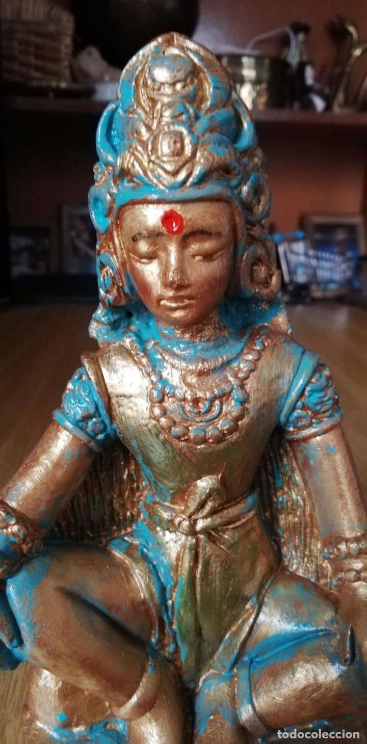 Segunda Mano: Estatuilla de buda, diosa hindu, India. - Foto 3 - 186922763