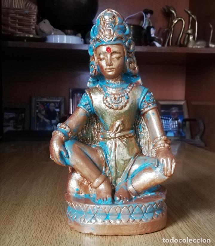 Segunda Mano: Estatuilla de buda, diosa hindu, India. - Foto 4 - 186922763