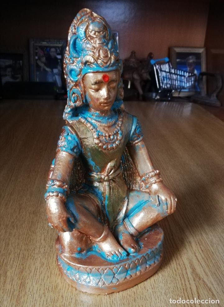 Segunda Mano: Estatuilla de buda, diosa hindu, India. - Foto 6 - 186922763