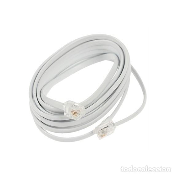 Segunda mano: CABLE TELEF&Oacute;NICO (INTERNACIONAL) TEL/LINE - BLANCO - Foto 2