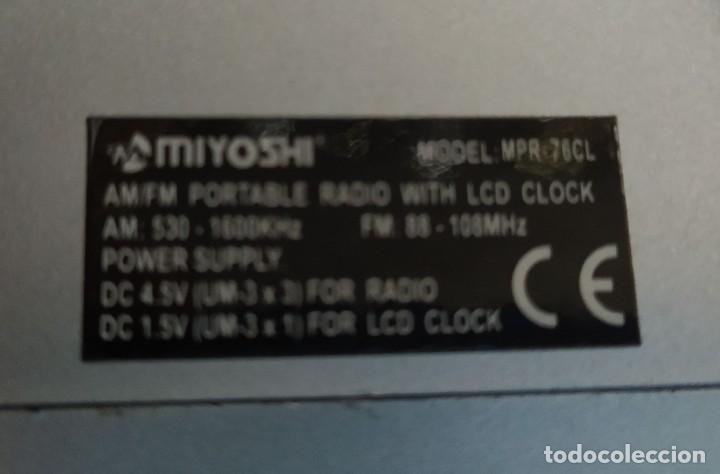 Segunda mano: Radio Miyoshi MPR-76CL con AM/FM nueva - Foto 4