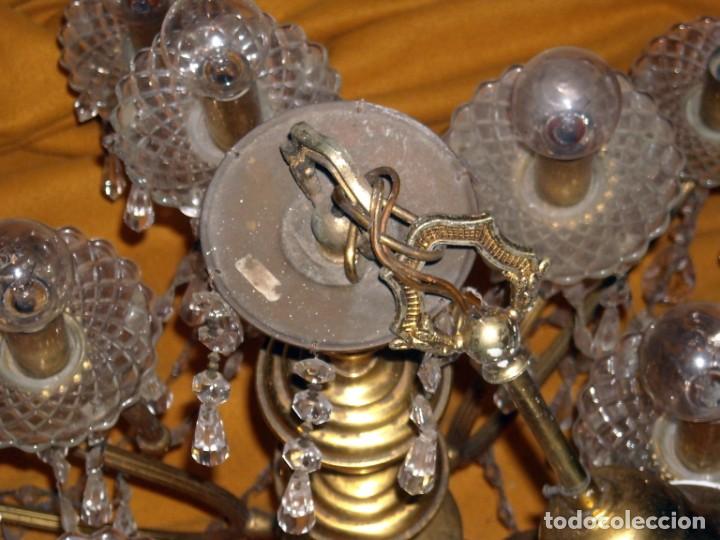 Segunda mano: UN CANDELABRO ANTIGUO EN LATON - Foto 5