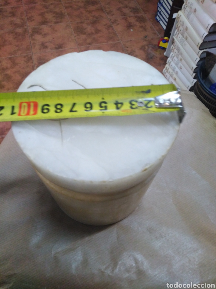 Segunda mano: Recipiente de m&aacute;rmol para tabaco principio del XX - Foto 3