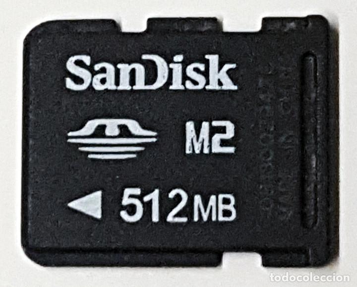 Segunda mano: Tarjeta SanDisk M2 512MB. - Foto 1