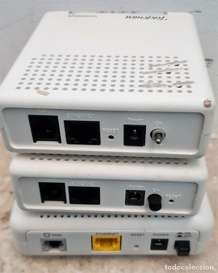 Segunda mano: Lote de 3 router monopuerto de telef&oacute;nica. - Foto 2