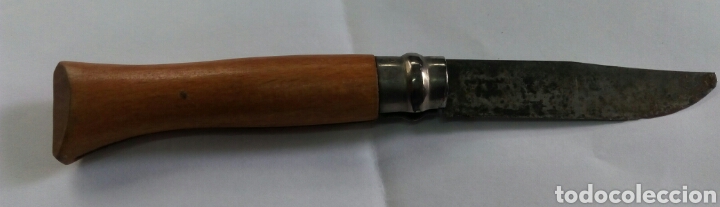 Segunda mano: NAVAJA OPINEL. HECHA EN FRANCIA. MANGO DE MADERA. - Foto 2