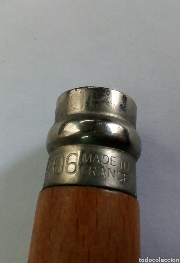Segunda mano: NAVAJA OPINEL. HECHA EN FRANCIA. MANGO DE MADERA. - Foto 4