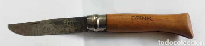 Segunda mano: NAVAJA OPINEL. HECHA EN FRANCIA. MANGO DE MADERA. - Foto 1
