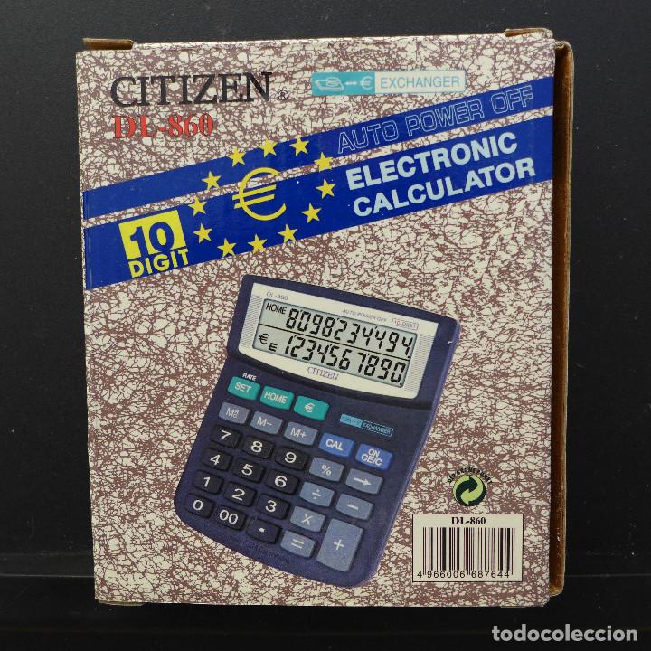 Segunda mano: CALCULADORA CITIZEN DL-860 NUEVA SIN USAR EN SU CAJA - Foto 1