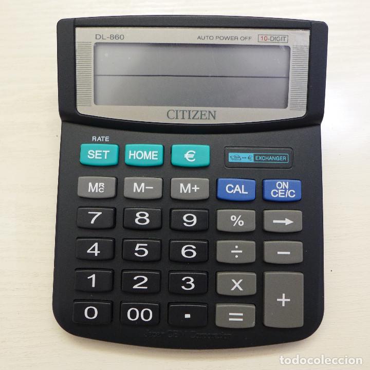 Segunda mano: CALCULADORA CITIZEN DL-860 NUEVA SIN USAR EN SU CAJA - Foto 4