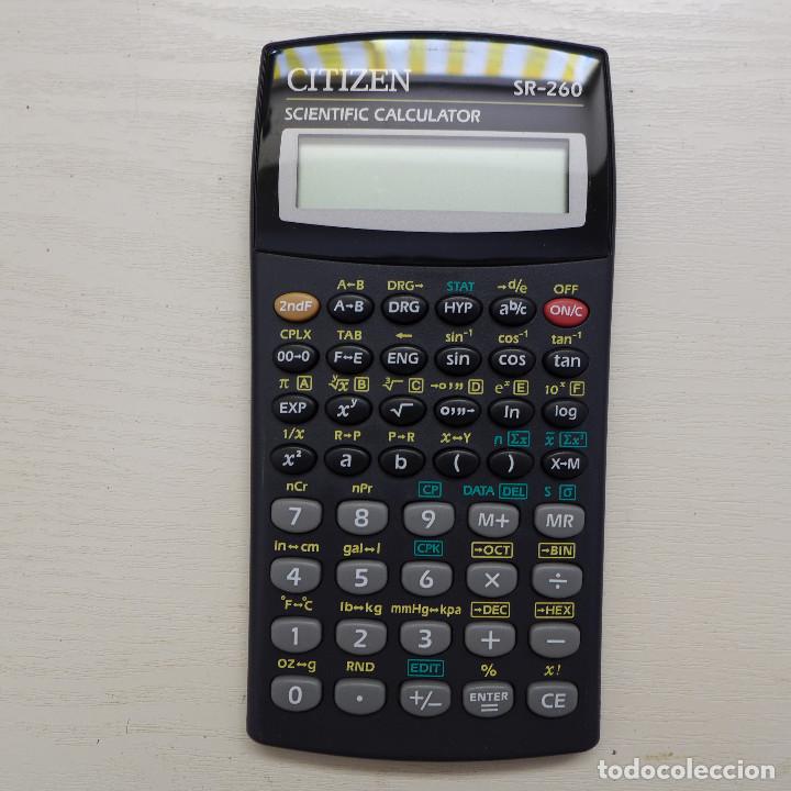 Segunda mano: CALCULADORA CIENTIFICA CITIZEN SR-260 NUEVA SIN USAR EN SU CAJA - Foto 4