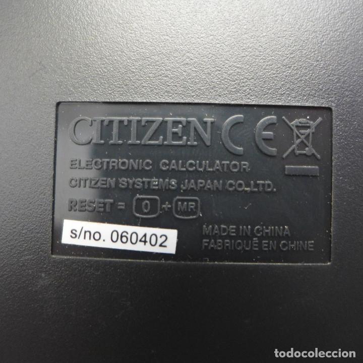 Segunda mano: CALCULADORA CIENTIFICA CITIZEN SR-260 NUEVA SIN USAR EN SU CAJA - Foto 8
