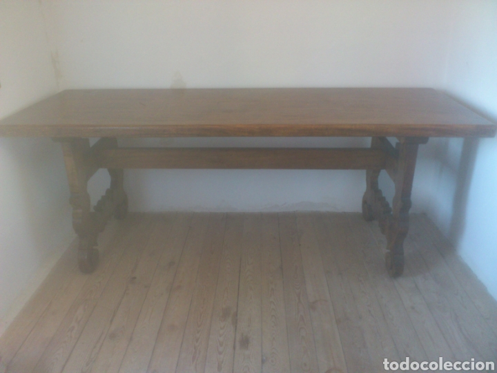 Segunda mano: Mesa madera de pata de lira - Foto 2