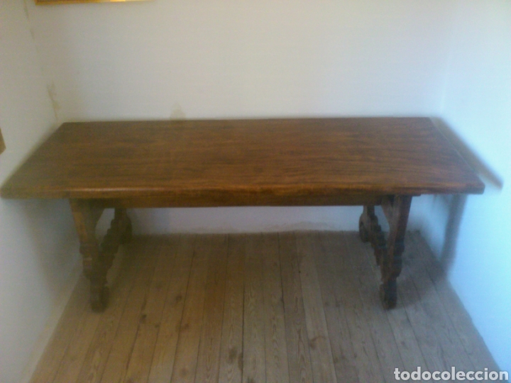 Segunda mano: Mesa madera de pata de lira - Foto 1