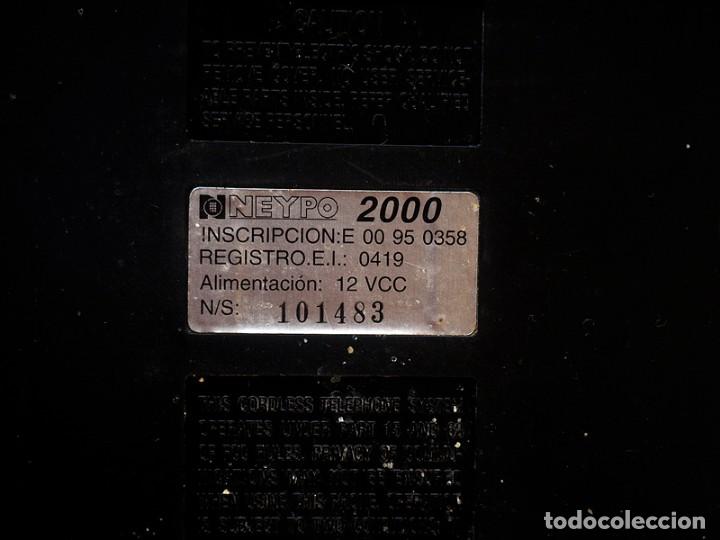Segunda mano: Antiguo tel&eacute;fono inal&aacute;mbrico NEYPO 2000 - Foto 9