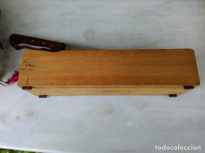 Segunda mano: Cuchillo de corte de bacalao con base de madera - Foto 4