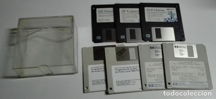 Segunda mano: 7 diskettes originales de HP (Hewlett Packard) e IBM en caja de pl&aacute;stico (3,5 pulgadas) - Foto 2
