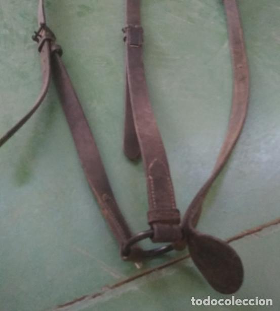 Segunda mano: CORREAJE DE 3 CINCHAS DE CUERO, PARA CABALLOS ETC. - Foto 2