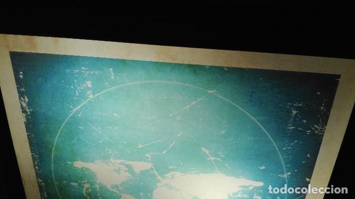 Segunda mano: LAMPARA CAJA DE LUZ MAPA MUNDI - Foto 5