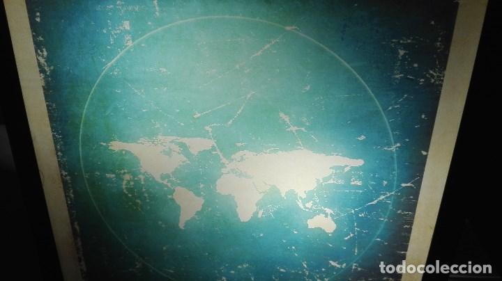 Segunda mano: LAMPARA CAJA DE LUZ MAPA MUNDI - Foto 6