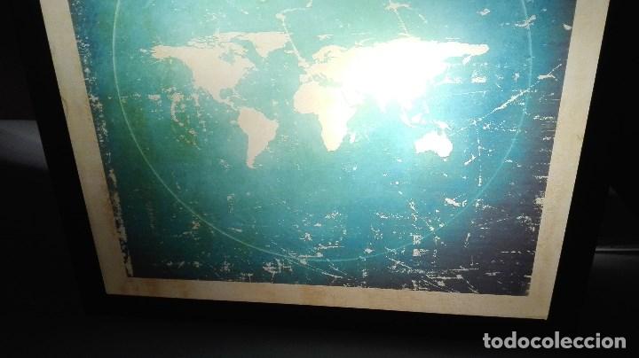 Segunda mano: LAMPARA CAJA DE LUZ MAPA MUNDI - Foto 7