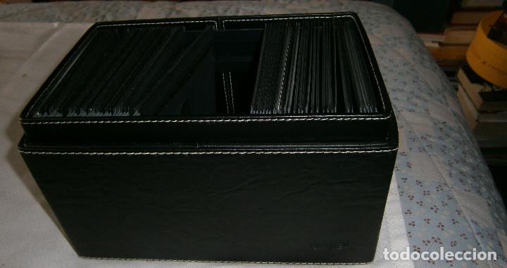 Segunda mano: cajon de semipiel para guardar CDS y DVDS - Foto 3
