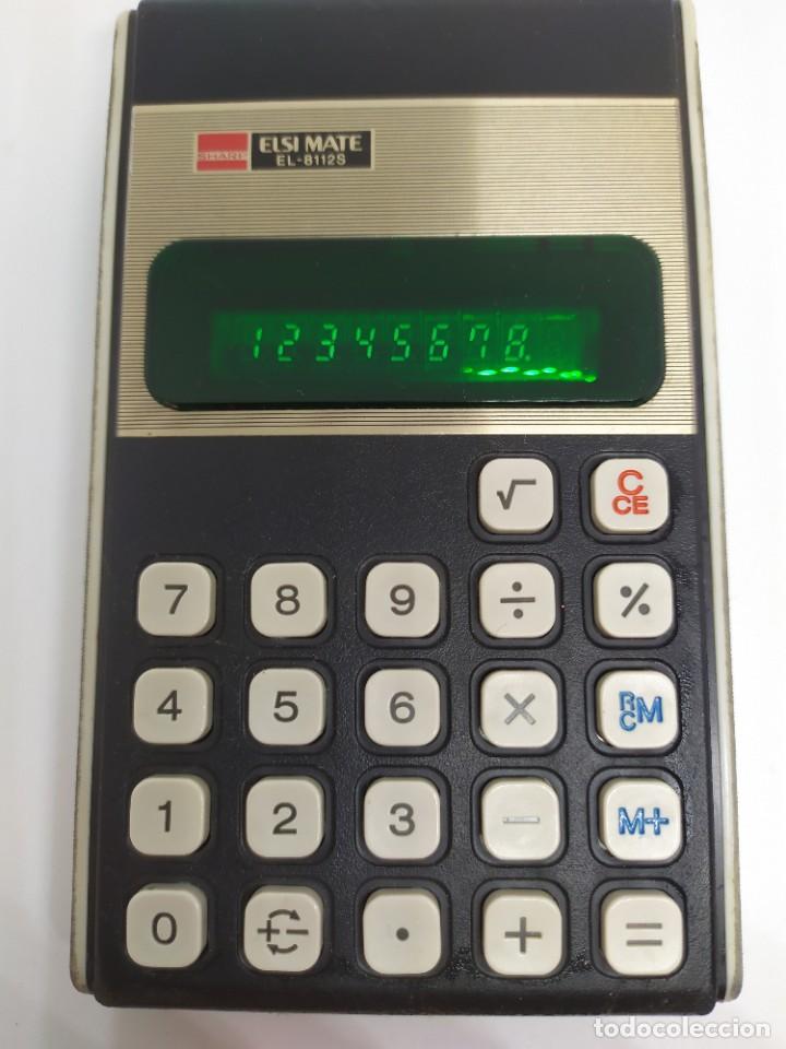 Segunda mano: Calculadora SHARP ELSIMATE EL-8112S. JAP&Oacute;N. - Foto 1