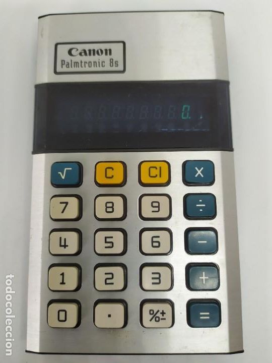 Segunda mano: CALCULADORA CANON PALMTRONIC 8MS. 1977. - Foto 3