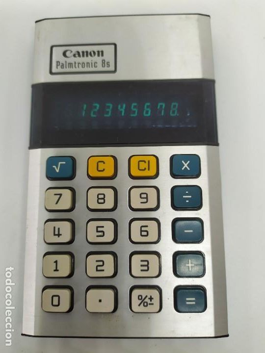 Segunda mano: CALCULADORA CANON PALMTRONIC 8MS. 1977. - Foto 2