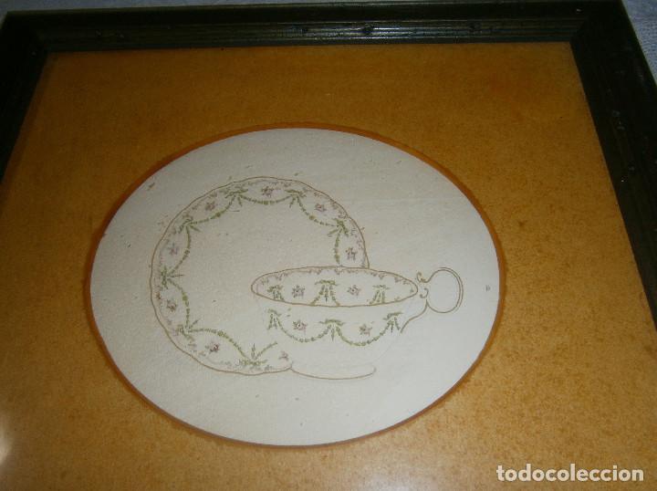 Segunda mano: cuadro para la cocina plato y taza - Foto 3