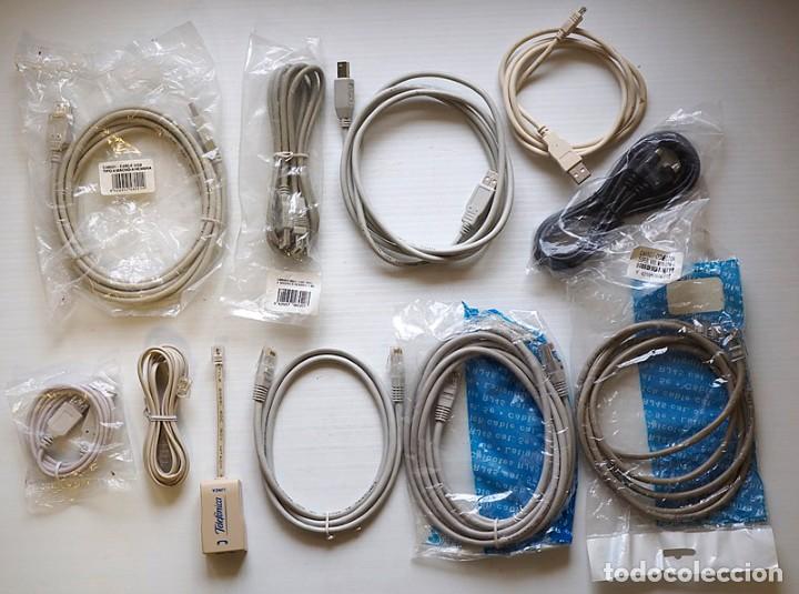 Segunda mano: Lote de cables inform&aacute;tica y red - Foto 1