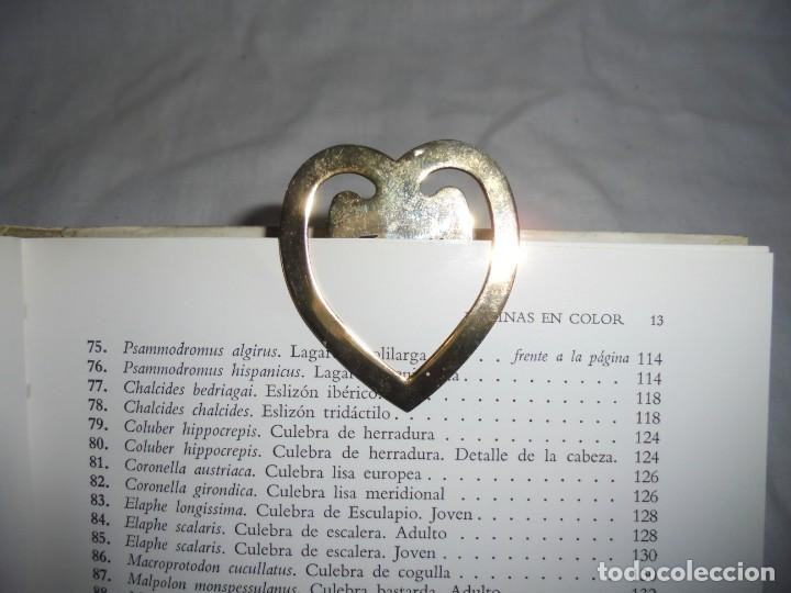 Segunda mano: MARCAPAGINAS METAL DORADO EN FORMA DE CORAZON LIPLAT 20 - Foto 2