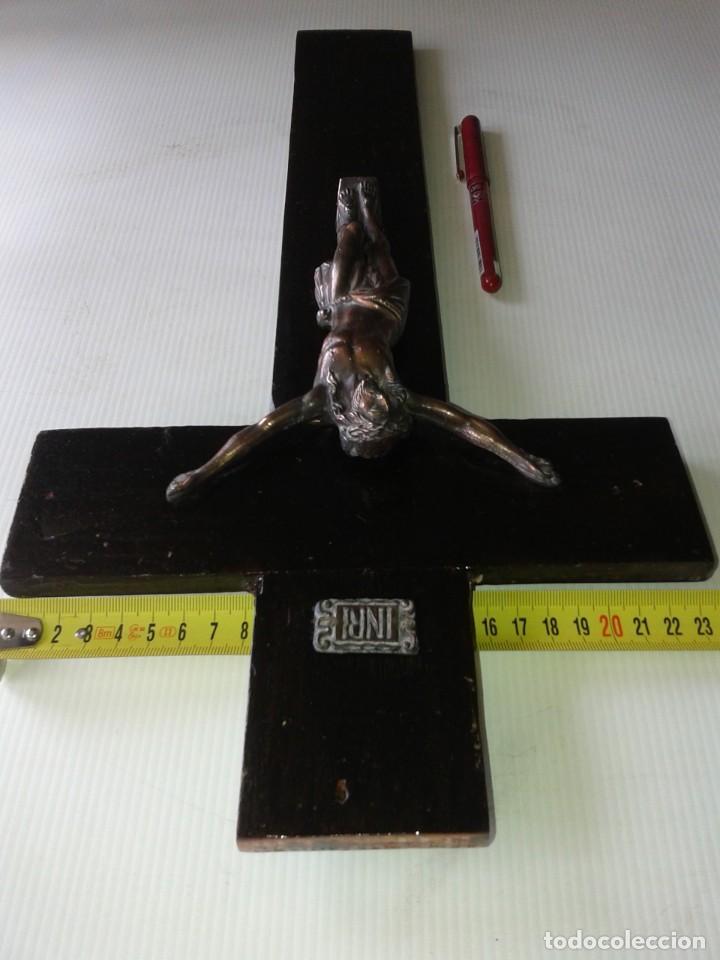 Segunda mano: crucifijo 46cm X 23cm 540gr - Foto 3