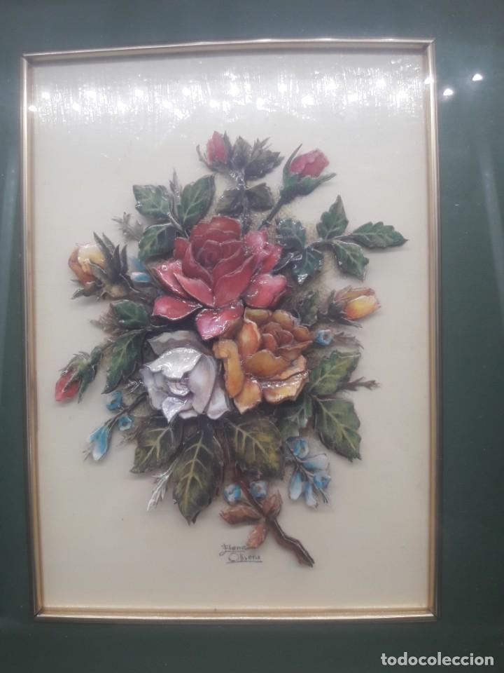 Segunda mano: Cuadro flores - Foto 2