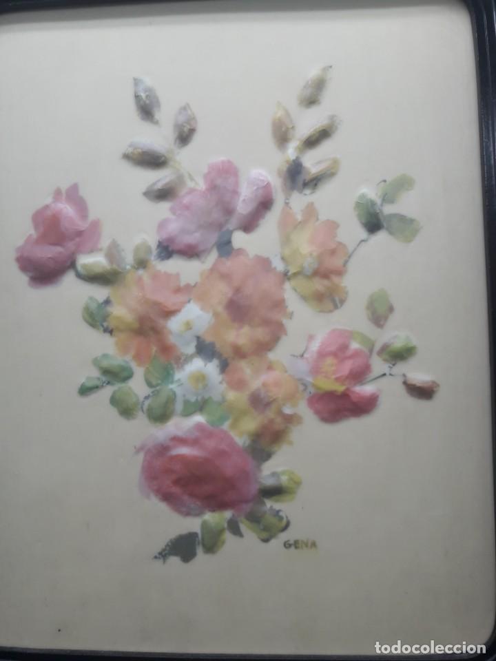 Segunda mano: Artesan&iacute;a flores - Foto 2