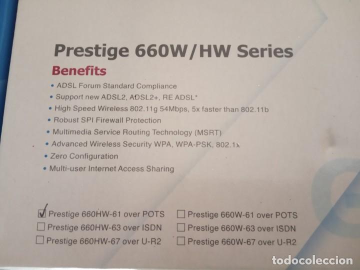 Segunda mano: ADSL ZYXEL PRESTIGE ROUTER WIFI WIRELESS - Foto 3