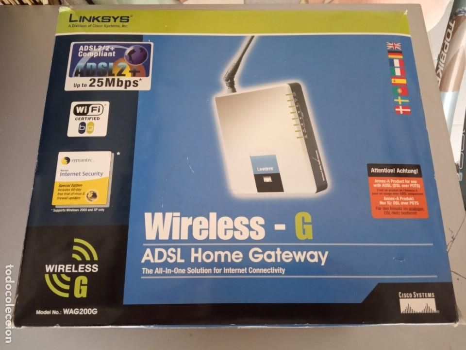 Segunda mano: ADSL HOME GATEWAY ROUTER WIFI WIRELESS G - Foto 1