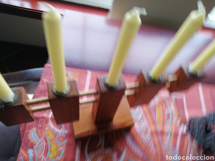 Segunda mano: Candelabro madera. A&ntilde;os 60 - Foto 3