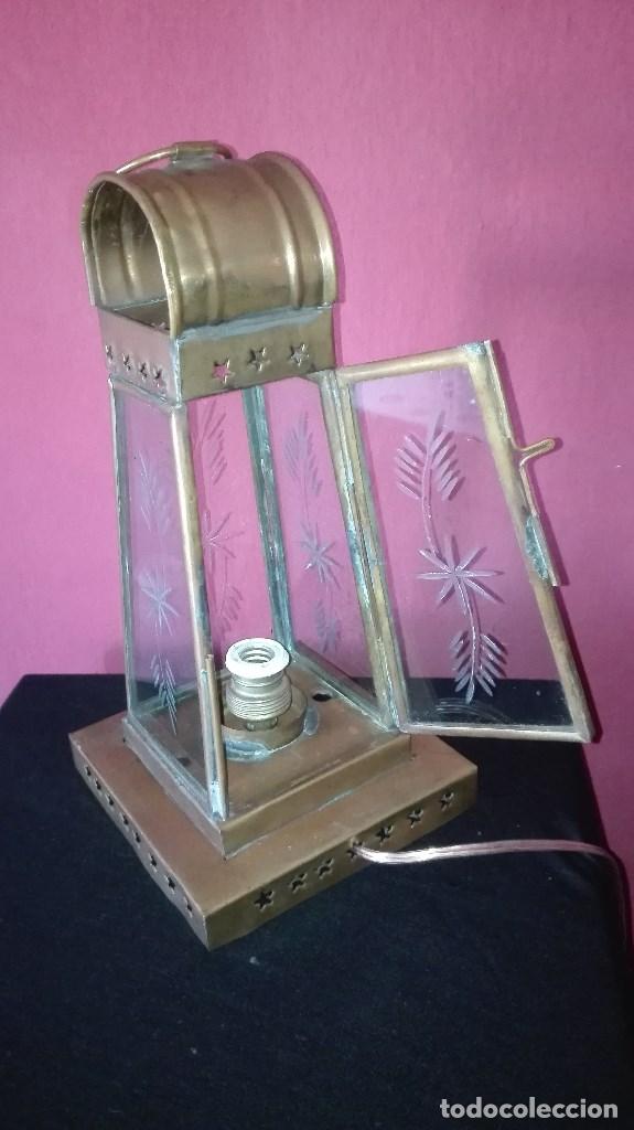 Segunda mano: LAMPARA VITRINA CRISTAL - Foto 5