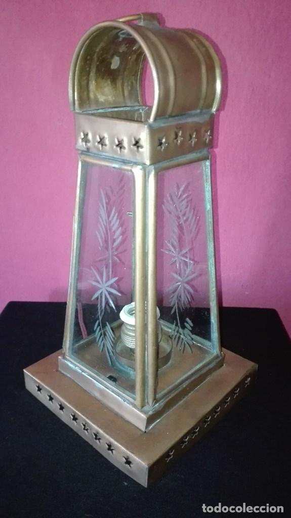 Segunda mano: LAMPARA VITRINA CRISTAL - Foto 6