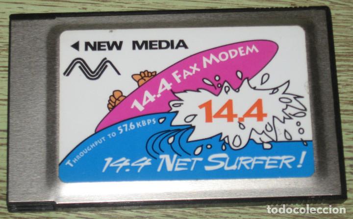 Segunda mano: NEW MEDIA 14.4 NETSURFER PCMCIA DATA/FAX-MODEM PCCARD - Foto 2