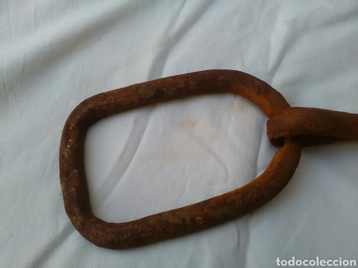 Segunda mano: Anilla de hierro antigua - Foto 2