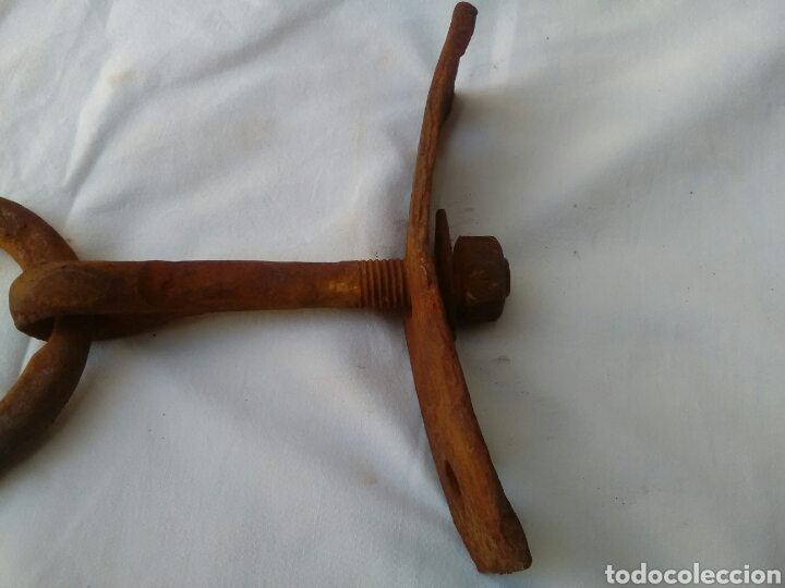 Segunda mano: Anilla de hierro antigua - Foto 4