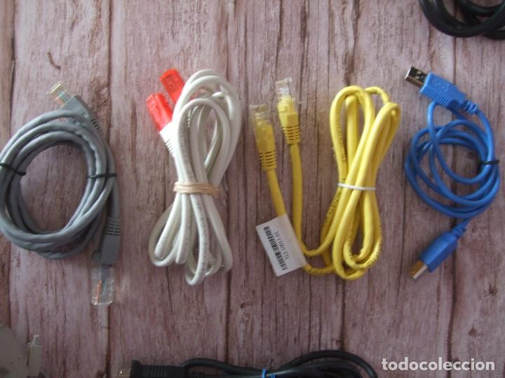 Segunda mano: Lote de cables diferentes tipos (v&iacute;deo, PC, cargador, etc...) - Foto 5