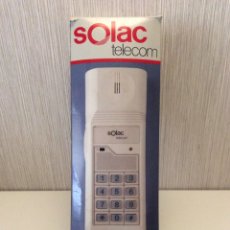 Segunda Mano: TELEFONO SOLAC TELECOM VINTAGE MODELO 1110 AÑOS 80 NUEVO EN CAJA CON INSTRUCCIONES. Lote 206447230