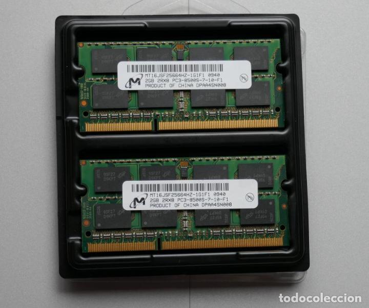 Segunda mano: RAM 4- GB (2x2GB) PARA PORT&Aacute;TIL - Foto 1